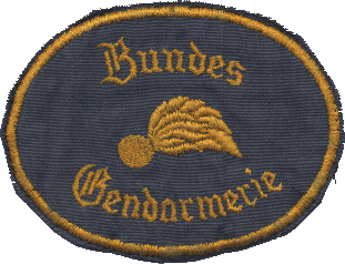 Armelabzeichen der sterreichischen Bundesgendarmerie - alt