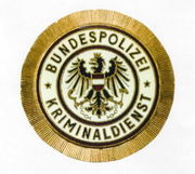 Dienstkokarde des Kriminaldienstes